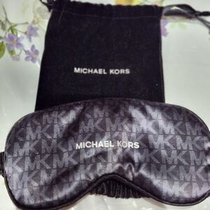 Michael Kors Black Face Mask with Monogram Pattern